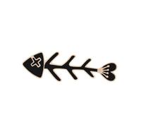 Coppia di spille smaltate a forma di gatto bianco e nero cartone animato carino animale spille vestiti zaino risvolto pin bag metallo distintivo gioielli per amante, 2.0*2.0*1.0
