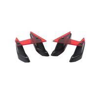 Coppia di Spoiler Laterali Downforce per Motociclette Deflettori per Carenatura Winglet Fissi per MT07 per MT 07 per MT-07 2018-2020(18-20 Red)