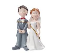 Coppia di sposi, con corda, circa 8 cm