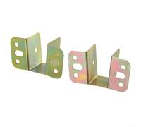 Coppia di staffe di collegamento in metallo sagomate per fissaggio del fascio centrale, componenti per un supporto robusto del telaio del letto (30 mm)