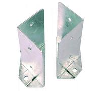 Coppia Di Staffe Di Supporto Per Travi In Legno Unifix Acciaio Zincato A Fuoco, 104X104X197 mm