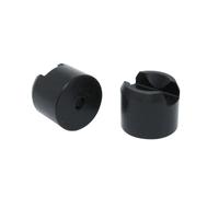 Coppia di staffe in plastica per il montaggio delle ruote per il sollevamento e la riparazione delle biciclette Gist 148240 - 179841 -185664 Noir