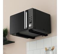 Coppia di staffe per forno a microonde estensibile da 36 a 46 cm carico 50 Kg
