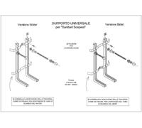 COPPIA DI STAFFE PER SANITARI SOSPESI WC E BIDET