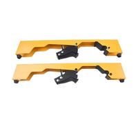 Coppia di staffe professionali per seghetto con base e sistemi di posizionamento personalizzabili, staffe di montaggio per utensili a sgancio rapido