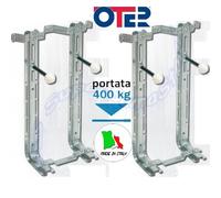 Coppia di staffe universali per wc e bidet sospesi - modello Oter Base