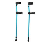 Coppia di stampelle per avambraccio - Stampella leggera per polsini da braccio - Regolabile, ergonomica, resistente per adulti - Comode stampelle per supporto polso e gomito