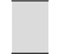 Coppia di Stecche Nere per Poster Lunghe 70 cm con 2 Ganci