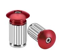 Coppia di sterzo in lega di alluminio 1 coppia - Tappo per manubrio per ciclismo Plug di fine sportiva con struttura di espansione per mmtb Racing Bike | Diametro interno di arresto sicuro 17-23