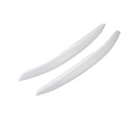 Coppia di Strisce Decorative per fari, sopracciglio, palpebre, Copertura per Polo MK5 2011 2012 2013 2014 2015-2018, Accessori per Auto (Aspetto Fibra di Carbonio)