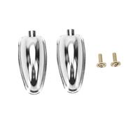 Coppia di Supporti Metallici per Rullante, Ricambio Argento | Installazione Semplice, Parti Sostitutive per Tom e Batteria, Design Essenziale, Superficie Argento, 2 Set