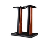 Coppia di supporti per altoparlanti da, Supporto for audio surround for home theater, libreria in legno