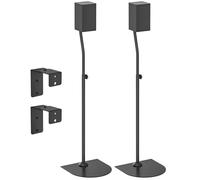 Coppia di supporti per altoparlanti posteriori Samsung e supporto a parete - Altezza regolabile estendibile da 83,8 cm a 106,7 cm supporto per altoparlanti da pavimento per HW-Q990C e altri Samsung