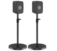 Coppia di supporti per altoparlanti regolabili in altezza per KEF LSX II con gestione dei cavi, supporto per altoparlante surround resistente per KEF LSX II, supporto da pavimento fino a 13,6 kg per