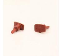 COPPIA DI TAMPONI PIATTI RESPINGENTI BUFFER QUADRATO TRENO 46509 COMPATIBILE CON ROCO