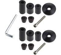 Coppia Di Tappi per Manubrio Moto Da 22 Mm, Kit Con Bulloni, Tubi Di Espansione,