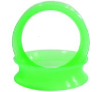 Coppia di tappi per orecchie in silicone verde da 22 mm, 2 pezzi, 2 pezzi, colore: verde, Silicone, Senza pietra