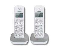 Coppia di Telefoni Fissi Cordless BRONDI | Portatile Senza Fili con Basi