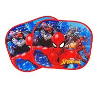 Coppia di Tendine Laterali Parasole Auto Bambini con Ventose (SPIDERMAN)