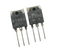 Coppia di transistor audio 2SB1560 2SD2390 TO-3P 10 paia 20 pezzi for abbinamento suono amplificatore