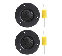 Coppia di tweeter a cupola in pellicola di seta da 3 pollici, 30 W, 74 mm, 25 core, compatibili con una qualità del suono superiore per gli alti.
