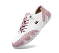 Coppia di uomini primavera ed estate nuove scarpe da trekking antiscivolo moda scarpe leggere per le persone medie e anziane, Colore: rosa., 38 EU Larga