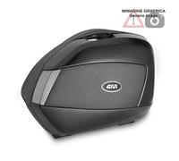 Coppia di valigie laterali 35lt V35 TECH, con catadiottri trasparenti GIVI