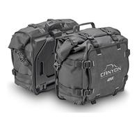 Coppia di valigie laterali impermeabili Givi GRT720 25+25 L Noir TU