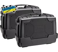 Coppia Di Valigie Laterali Nere MONOKEY GARDA KAPPA KGR46NNPACK2 46 + 46 LT