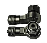 Coppia di valvole di ricambio per moto, in lega di alluminio, con vestibilità precisa, progettate per il controllo della pressione e la sicurezza dei pneumatici delle moto (titanio)