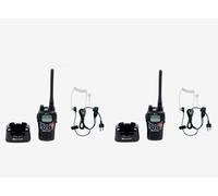 Coppia Di Walkie Midland G9 Pro+ Auricolare Trasparente Fbi Con Vox fino A 30KM