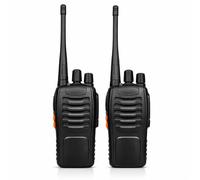 Coppia di Walkie Talkie con Potenza di 5 W | Kit Completo di Auricolari e Basi di Ricarica