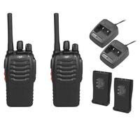 Coppia di walkie talkie PNI PMR R40 Pro con caricabatterie per cuffie e batterie