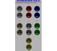 Coppia DIAPASON CARTER variatore tmax 500 Tmax 530 T max ADESIVI stickers