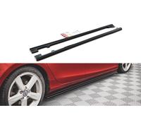 Coppia Diffusori Longheroni Minigonne laterali tuning per Volvo V40 2012-2019