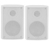 COPPIA DIFFUSORI PARETE MURO 20w LINEA 100v SOFFITTO ALTOPARLANTI BIANCHI WHITE