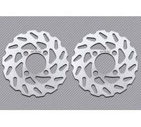Coppia Dischi Anteriori Fisso Wave ATV 160mm YAMAHA YFM BRUIN 250 2005-2006