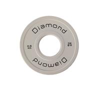 Coppia Dischi Bumper Micro Carico 0,5 kg Diamond Fitness Ø 50 mm Gommati