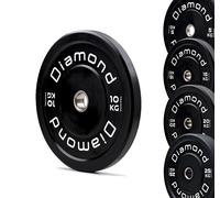 Coppia Dischi BUMPER training Olimpionici DIAMOND Foro Ø50 mm Palestra E Homegym