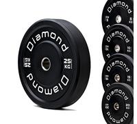 Coppia Dischi BUMPER training Olimpionici DIAMOND Foro Ø50 mm Palestra E Homegym