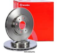 COPPIA DISCHI FRENO ANT BREMBO FORD FIESTA VI 1.4 LPG 68KW 09> 09C42211