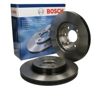 Coppia Dischi Freno Anteriori Bosch Ford C Max II Focus II Volvo C30 C70 V50 S40