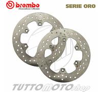 COPPIA DISCHI FRENO ANTERIORI BREMBO SERIE ORO FISSI YAMAHA RD LC 500 1988 88
