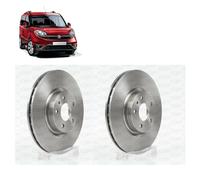 Coppia dischi freno anteriori per Fiat Doblo 263_ 2010+