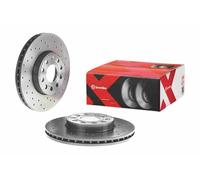 Coppia Dischi Freno Anteriori - Perforato/Ventilato - BREMBO 0991451X