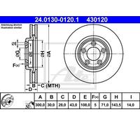 ATE Discofreno 24.0130-0120.1