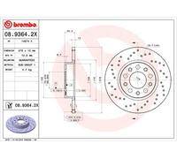 Brembo Disco Freno 0893642X