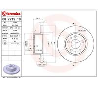 COPPIA DISCHI FRENO BREMBO 08721910 per IVECO DAILY III Autobus, DAILY III Furg