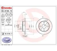 BREMBO 08.9138.10 Disco freno