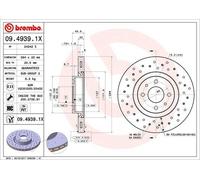 Disco freno BREMBO XTRA LINE BREMBO 09.4939.1X, 1 Pezzo